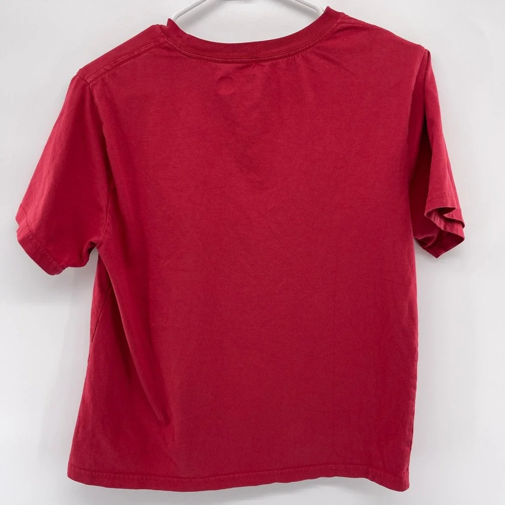 Kids Ralph Lauren Red Polo Shirt Short Sleeve Crew Neck Size‎ L G 14 16